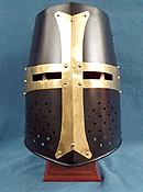 Black knight crusader greathelm