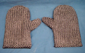 Butted maille mittens