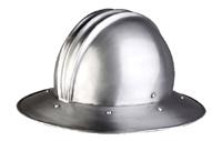 Triple-ridge kettle helm