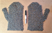 wedge riveted maille swatches