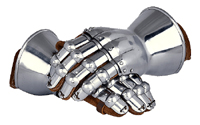 Churburg finger gauntlets with knuckle rider